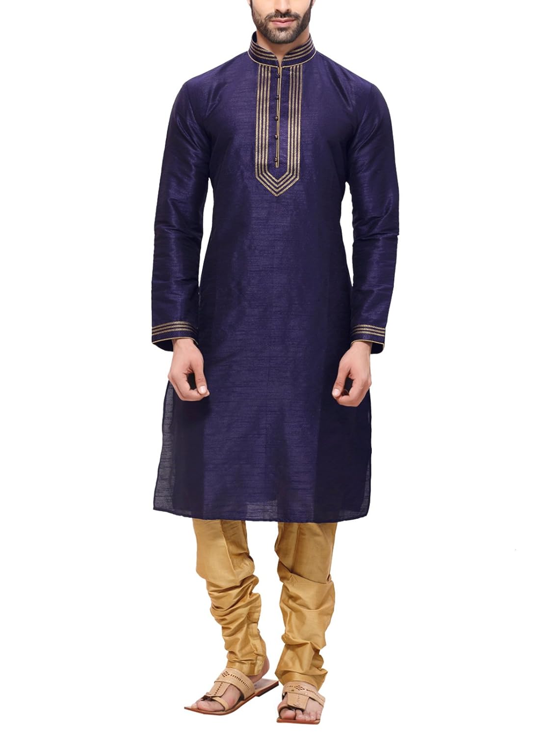 rg designers men's voilet kurta pyjama