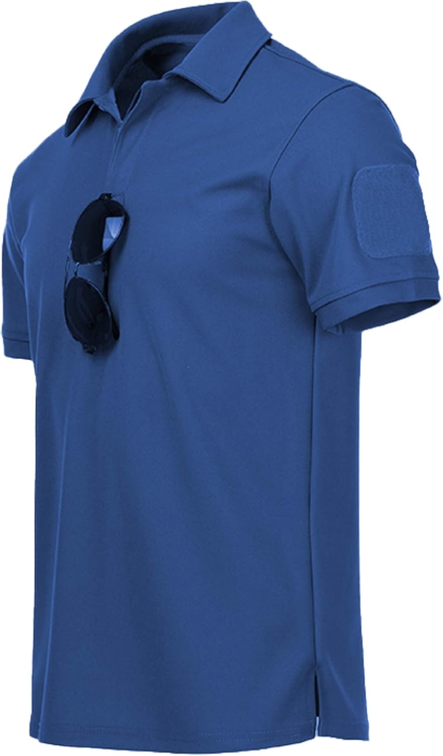 ZITY Mens Polo Shirt Cool Quick-Dry Sweat-Wicking Color Block Short Sleeve Sports Golf Tennis T-Shirt: Clothing