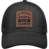 Funny Gifts for Grandpa,Grandpa Gifts from Grandkids, Birthday Gift,Trucker Hat for Men Mesh-Back Baseball Cap