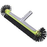 Sepetrel Pool Brush Head for Cleaning Walls,Heavy Duty Inground/Above Ground Swimming Pool Round Scrub Brushes with Premium Strong Bristle & Reinforced Aluminium Back
