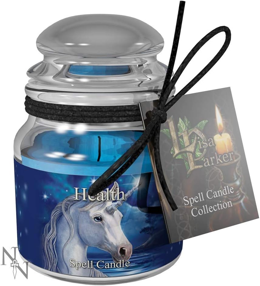 Weird Or Wonderful Spell Candle - Health - Aloe Vera by Lisa Parker - Burn Time 15 Hours - Nemesis Now Gothic Gift Magic Magical Mystical Spiritual Unicorn Fantasy