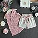 Baby Clothing Kids Summer Clothes Girls Flower Printing Vest + Pure Color Pants Children Clothing Set (A-Pink, 2-3T)