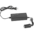 Wagan EL9903 - 5 amp AC to DC Power Adapter, 5A Power Converter, Converts 110V AC to 12V DC, Car Cigarette Ligher Socket, UL 