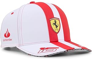 PUMA Scuderia Ferrari - 2024 Special Edition Charles Leclerc Hat - Unisex - Rosso Corsa - Adult One Size