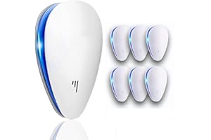 FSTER Ultrasonic Pest Repellent(6 Pack), 2024 Newest Electronic Repeller Indoor Plug in for Mosquito, Spider, Mice, Ant, Insects, Roaches, Rodent, Non-Toxic, 100% Safe Humans & Pets Safe.