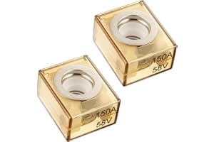 BOJACK Terminal Fuse 150A Marine Rated Battery Fuse (MRBF) 58V DC Max IP66 Waterproof for The Circuit Protection of Automobil