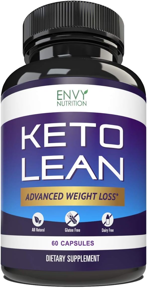 Keto Lean Diet Pills - Advanced Weight Loss - BHB Salts Support Fat Burning, Ketosis, Improved Energy and Enhanced Focus - 60 Count