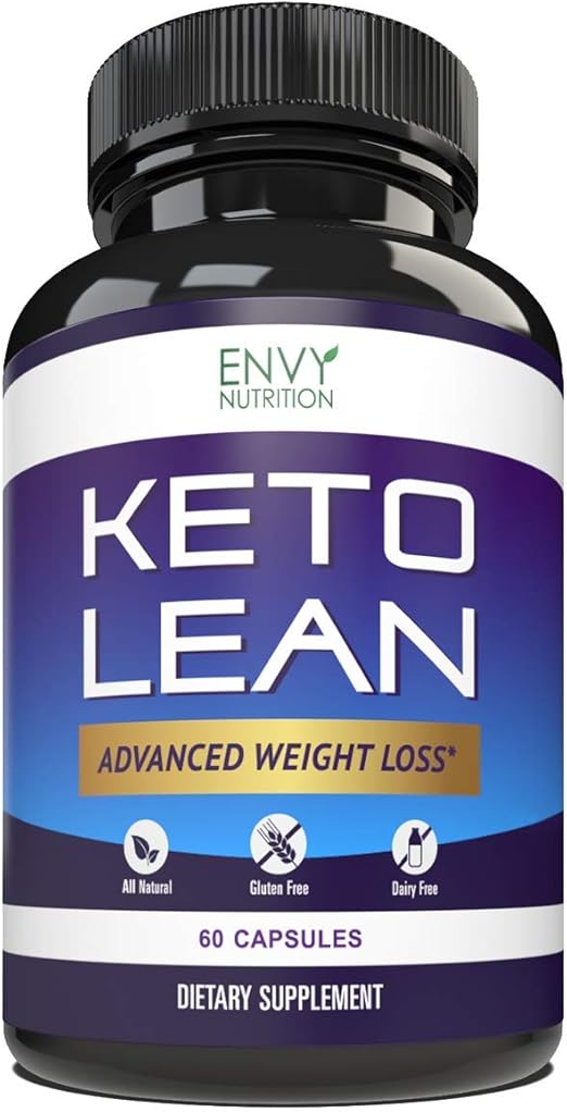 Keto Lean Diet Pills Advanced Weight Loss BHB Salts Burn Fat, Support Ketosis, Boost Energy