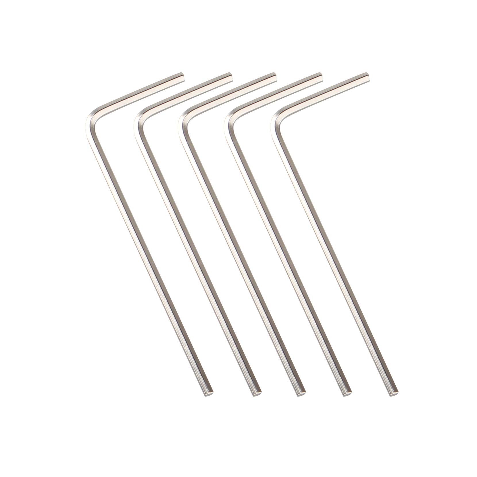 Jopto 5Pcs 2mm Hexagonal Pulley Wrench M4 Fixing Screw Compatible with 3D Printer Ender 3 Timing Belt Pulley Gear