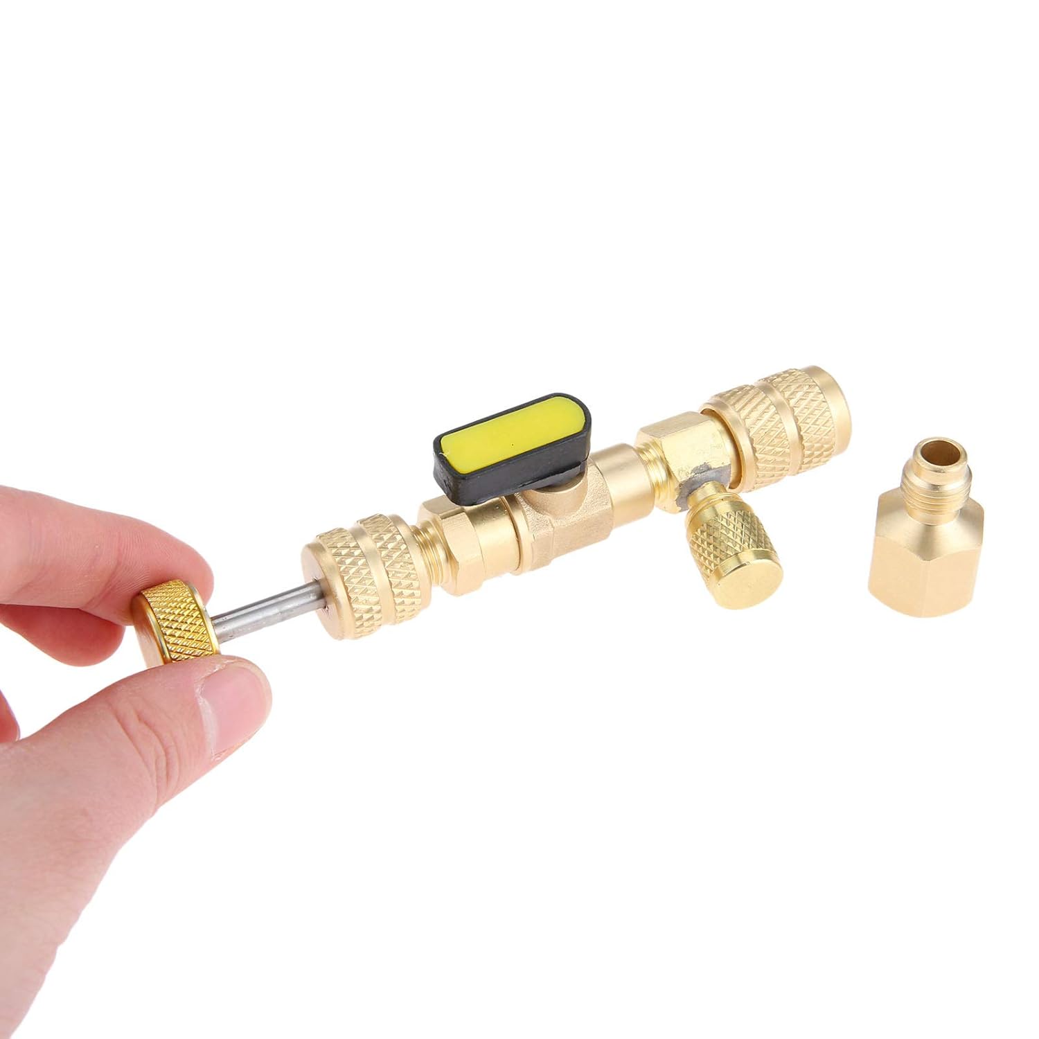 R410A R22 AC Schrader Valve Core Remover, Dual Size 1/4� 5