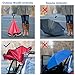 Outdoor Wealth Double Layer Self-Standing Inverted Umbrella with SOS Reflective Stripe Safety Car Reverse Folding Umbrella for Women & Men - Windproof Waterproof Auto