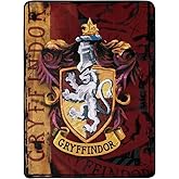 Harry Potter Gryffindor Shield Silky Soft Throw Blanket 40" x 50"