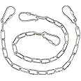 2 Pack Hammock Chair Swing Chain, Heavy Duty Stainless Steel Chain, Porch Swing Hanging Kit for Indoor Outdoor Swing, Hammock Chairs, Sandbags