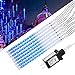 Paragala Meteor Shower Rain Lights, 30cm 8 Tubes Snow Falling Rain Drop Light Cascading Lights for Christmas Wedding Party Xmas Tree Indoor Outdoor Patio Decoration (UL Listed Plug)