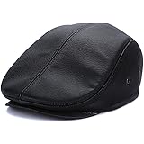 leather driving cap