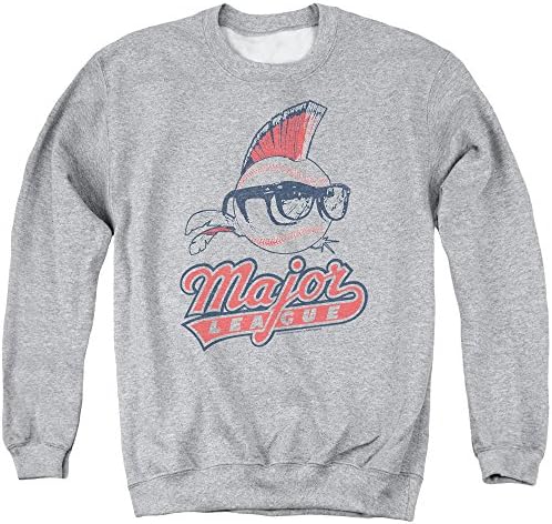 Major League Sports Comedy Movie Baseball Vintage Logo Adult Crewneck Sweatshirt