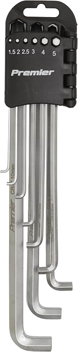 Sealey AK7174 9Pc Hex Key Set Extra-Long Stubby Element Metric 1.5-10mm view 3
