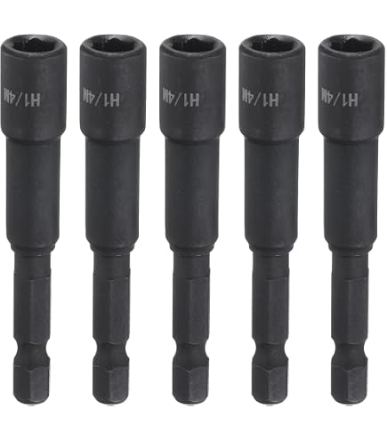 Vega Impact Magnetische Muttern-Setter, 5/16 Zoll – 2 Stück, Für Schlagschrauber, Aus Stoßfestem Stahl