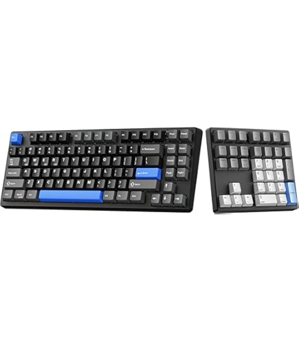 Amazon.com: Kisnt KN85 Wireless Mechanical Keyboard& MF34