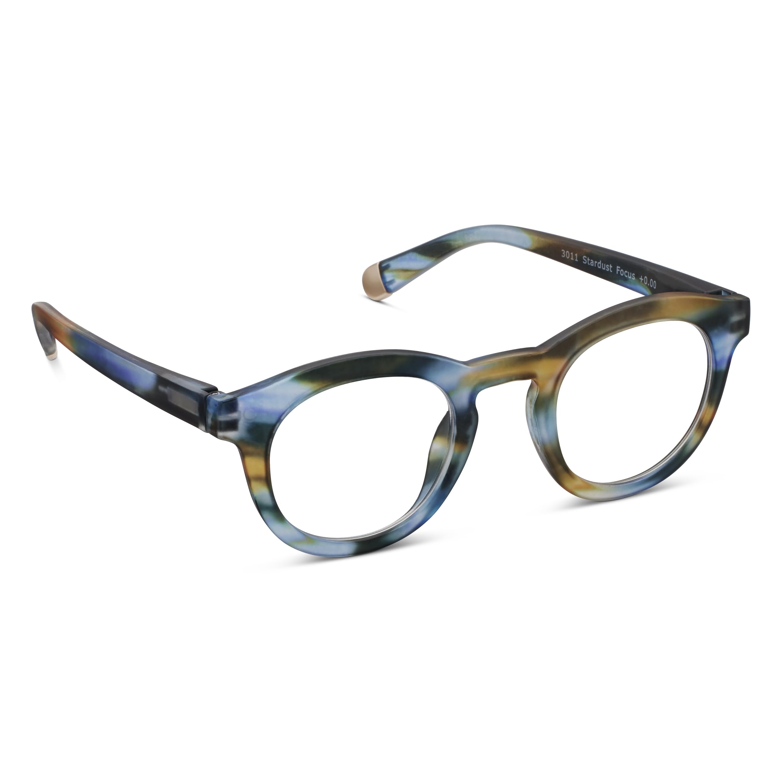 Peepers by PeeperSpecs Oprah's Favorite Women's Round Stardust Blue Light Blocking Reading Glasses