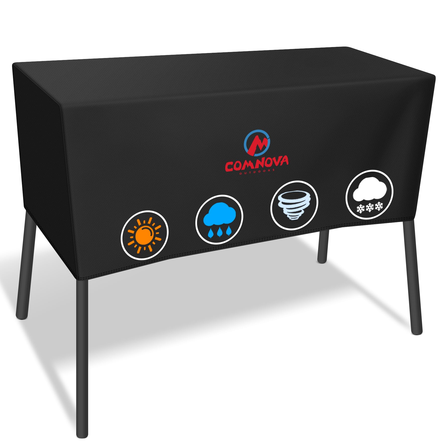 Photo 1 of Comnova Grill Cover for Camp Chef 2 Burner Stoves - 600D Outdoor Camping Stove Cover Heavy Duty & Waterproof, 2-Burner Griddle Covers for Camp Chef Explorer EX60LW, EX60P, EX280LW, YK60LW and More