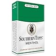 SOUTHERN TIPPS Menthol Herbal Cigarettes (20 Sticks) – Tobacco & Nicotine-Free | Smooth, Satisfying Cigarette Alternative| Premium Herbal Blend for Realistic Smoking Experience | Pack of 1