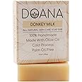 Donkey Milk Soap Bar - Now with SHEA BUTTER - With OliveOil and CoconutOil, Palm Oil Free (Pack of 1)