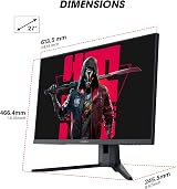 KOORUI 27 Inch QHD Gaming Monitor 144 Hz VA 1ms DCI-P3 90% Adaptive Sync view 8