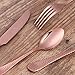 20-Piece Rose Gold Flatware Silverware Set, Bisda Stainless Steel Cutlery Sets, Multipurpose Use for Home, Kitchen, Restaurant, Hotel Tableware Utensil Service for 4 …