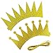 RUBFAC Gold Crown for Party with Elastic Ties, 24pcs
