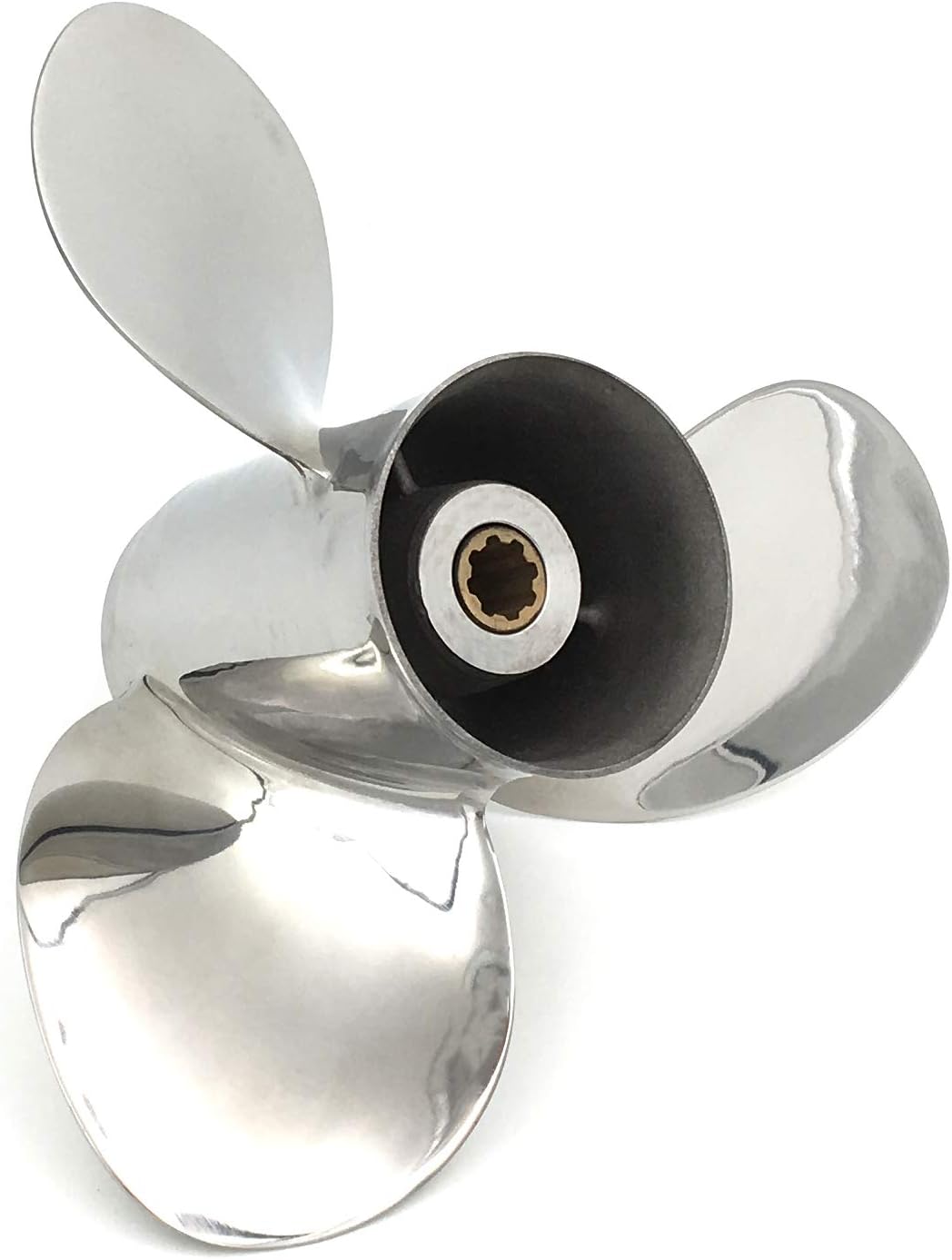 POLASTORM Stainless Steel Outboard Propeller 9 1/4x10 1/2 for Yamaha Engines 9.9-15HP