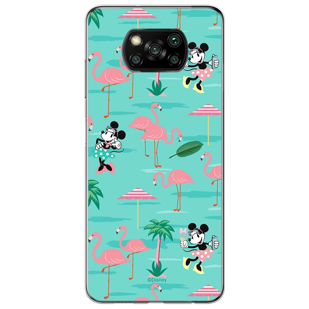 ERT GROUP mobile phone case for Xiaomi POCOPHONE X3 original and officially Licensed Disney pattern Minnie 038 optimally adapted to the shape of the mobile phone, case made of TPU