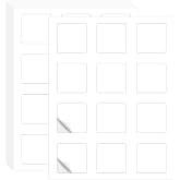 LLIKED 2" x 2" Matte Square Printable Sticker Labels, 360ct, 30 Sheets | 12 per sheet, strong adhesive, laser/inkjet compatible, jam-free, non-yellowing, for branding, packaging, craft &amp; business