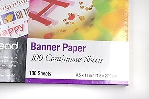 MEAD Banner Paper 100 Continuous Sheets