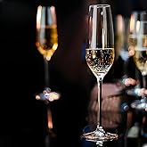 ACHEER Classy Crystal Champagne Flutes Glasses Set of 4-7Oz - Hand Blown Champagne Glasses - Elegant Flutes - Gift box - for Women, Men, Wedding, Anniversary, Christmas, Birthday