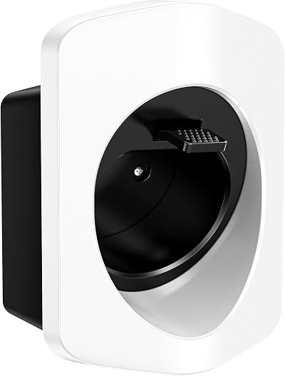 Tera EV Charger Holder Type 2 Heavy Duty Wall Mount White