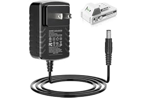 SPARKOLE Quick Charge for Snow Joe & Sun Joe 24V Battery, 24VCHRG-QC iON+ Charger for iBAT24 & 24VBAT Series Batteries, iBAT24-LT, iBAT24-XR, 24VBAT-LTE, 24VBAT-XR AC Adapter