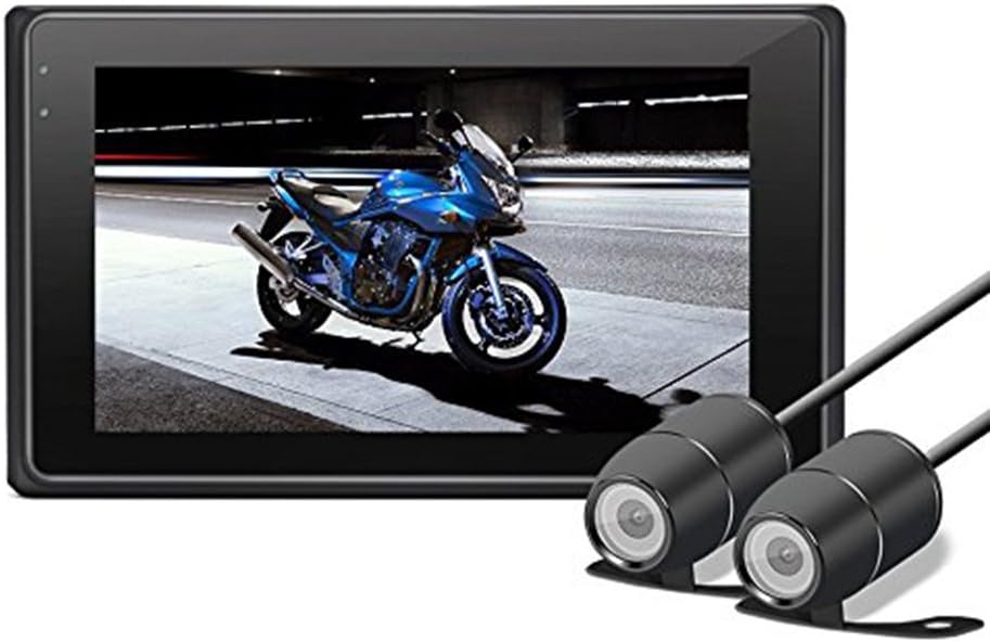 Motorcycle Dash Cam, OXOQO HD 3.0” 1080P+720P Front and Rear Motorbike Camera