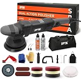 Buffer Polisher, SPTA 5-Inch 125mm Dual Action Random Orbital Car Polisher,Car Detailing Kit, 4Pcs 5inch &amp; 4Pcs 6Inch Polishing Pad,Packing Bag for Car Polishing and Waxing--DAPSET-US