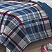 My Room Varsity Plaid Ultra Soft Microfiber Comforter Bedding Set, Multi-Colored, Twin