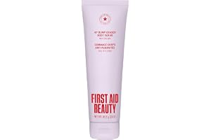 First Aid Beauty KP Bump Eraser Body Scrub with 10% AHA, Keratosis Pilaris Skin Exfoliator with Glycolic and Lactic acids
