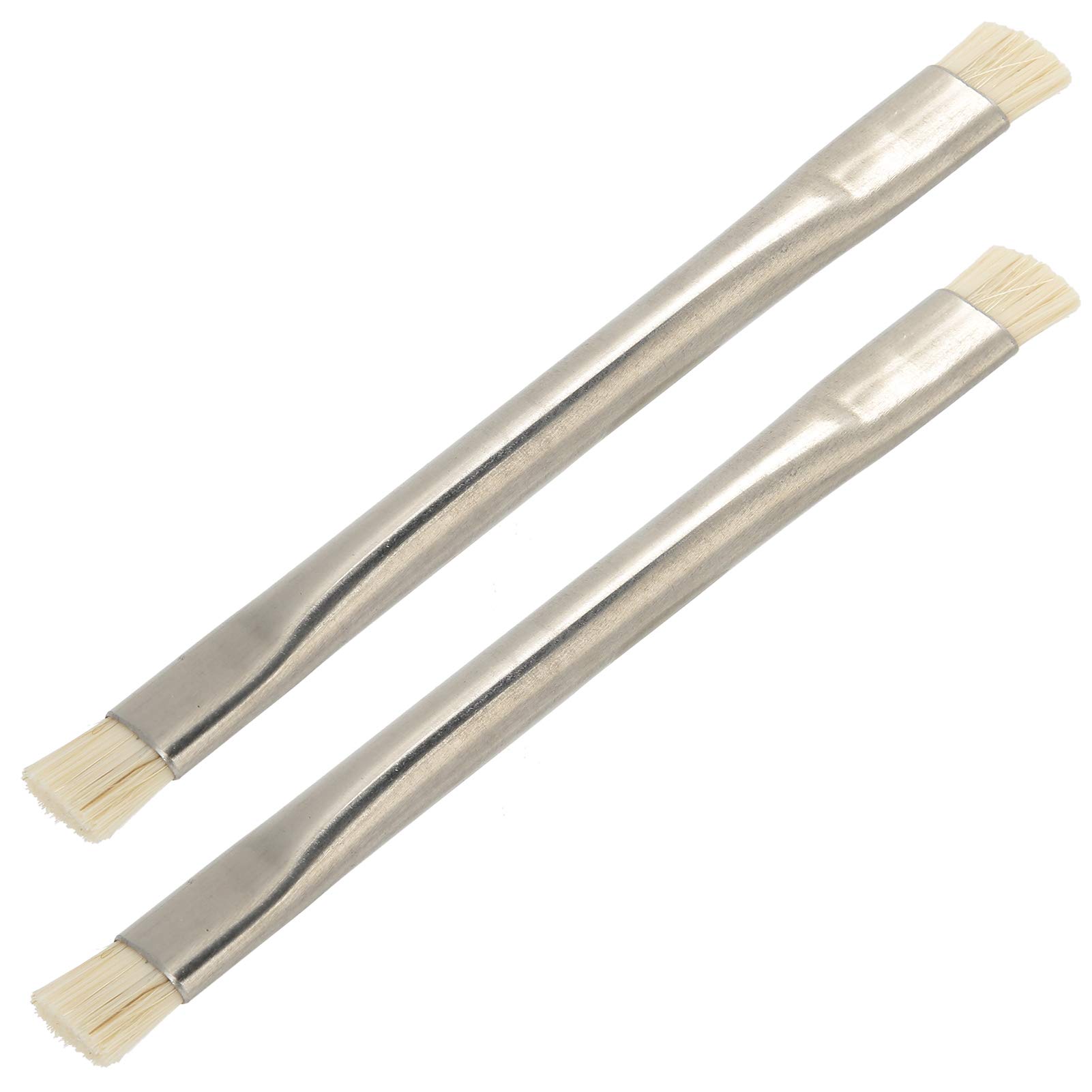 Anti Static Cleaning Brush 2Pcs Motherboard ESD Safe Brush, Multifunctional Metal Handle ESD Brush for PCB for Mobile Phone Tablet for PCB Keyboards for Mobile Phone Tablet
