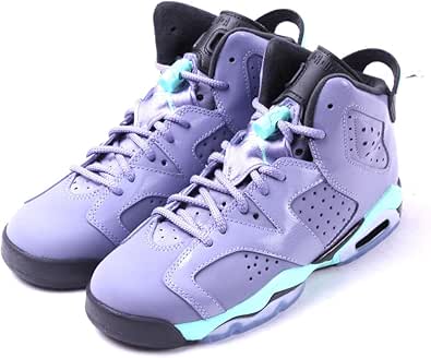 Amazon.com | NIKE Air Jordan 6 Retro GG Iron Purple Turquoise (543390-508) Boys Shoes | Sneakers
