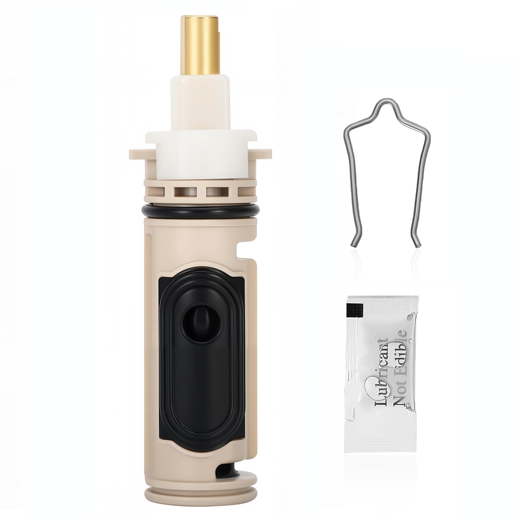 Photo 1 of 1222 Replacement Cartridge Kit for Moen One-Handle Posi Temp Faucets, Compatible with Moen Tub Shower Durable Brass & Plastic