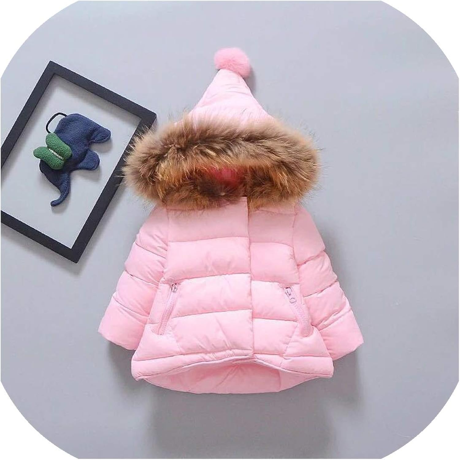 real fur baby coat