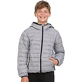 Spyder Boys Puffer Jacket - Lightweight Packable Wind Water Resistant Quilted Boys Winter Coat - Cozy Insulated Winter Jacket