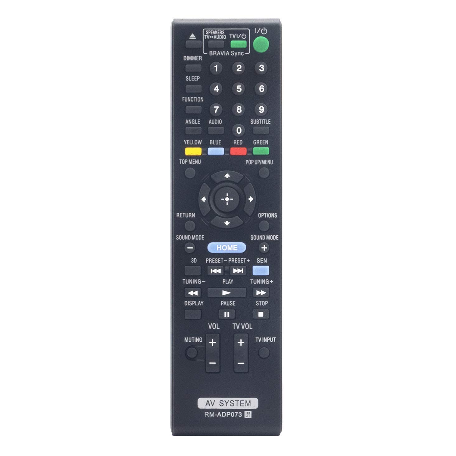 VINABTY RM-ADP073 148995211 Replacement Remote Control fit for Sony System BDV-E190 HBD-N990W BDV-E290 BDV-E490 BDV-E690 BDV-N990W