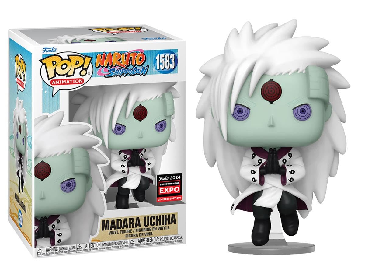 Funko Pop! Animation: Naruto Shippuden - Madara Uchicha with Rinnegan and Sharingan, Multicolor (2024 Limited Edition, Entertainment Expo Shared Exclusive)