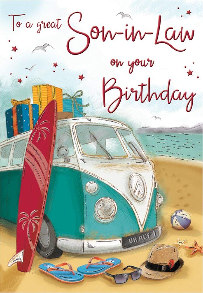 Piccadilly Greetings Regal Publishing Birthday Card Son In Law - 9 x 6 inches, C80065 — image 1
