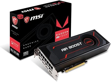 Amazon Com Msi Rx Vega 64 Air Boost 8g Oc Computer Graphics Cards Computers Accessories